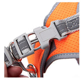KUTKUT Adjustable Soft Chest Vest Harness with Leash, Reflective Breathable Air Mesh, No Pull, for Small Dogs and Cats - kutkutstyle